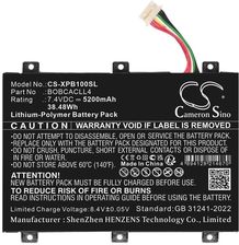 Cameron Sino Xplore Bobcat Rugged Ix101B1 Tablet Bobcacll4 5200Mah 38.48Wh Li-Polymer 7.4V CSXPB100SL