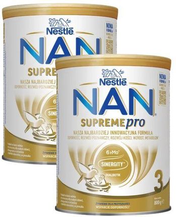 NESTLE NAN SUPREME Pro 3 na bazie mleka po 1 roku życia 2x800g