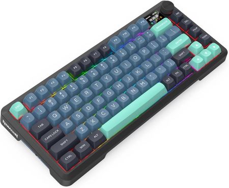 Klawiatura Redragon Behemoth PRO K724GBG RGB PRO Szaro-niebieska - zdjęcie 5