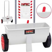 Siewnik Nac Rozsiewacz Trawy Nawozu Soli Piasku 45cm 12L Na Kołach S12-K