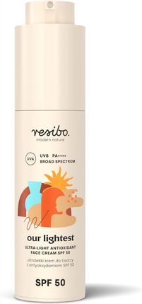 Krem Resibo Our Lightest Ultralekki Do Twarzy Z Antyoksydantami Spf 50 50ml - zdjęcie 5