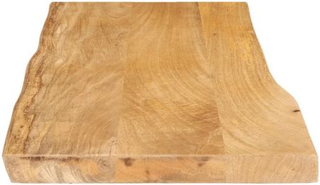 vidaXL Blat Stołu 90x40x2,5cm Naturalna Krawędź Lite Drewno Mango (370707) - zdjęcie 2