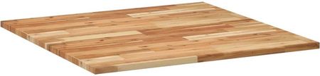 vidaXL Blat Do Stolika Kwadratowy 80x80x2cm Lite Drewno Akacjowe (4008722) - zdjęcie 2