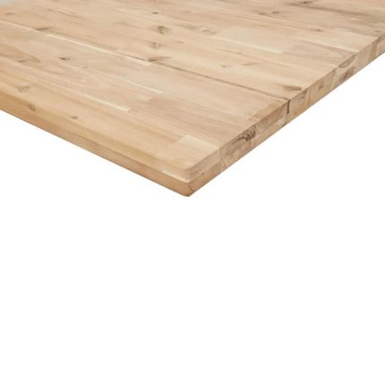 vidaXL Blat Stołu Prostokątny 100x80x4cm Lite Drewno Akacjowe (4008797) - zdjęcie 2