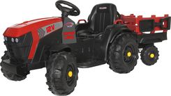 Jamara Germany Jeżdżący Traktor Super Load Z Przyczepą Czerwony 12V