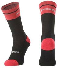 Zdjęcie Kross Skarpetki Rowerowe Loony Hi 36-38 Czarno-Czerwony - Trzebiatów