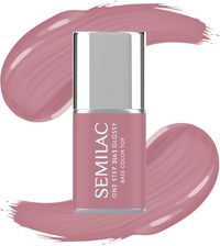 Zdjęcie Semilac Lakier Hybrydowy One Step Glossy S201 Earth Pink - Olsztyn