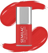Zdjęcie Semilac Lakier Hybrydowy One Step Glossy S530 Scarlet - Olsztynek