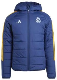 Real Madryt Męska Kurtka Zimowa Winter Navy