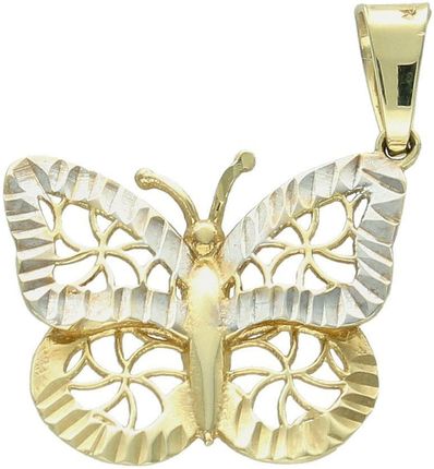 Zawieszka złota ażurowy Motyl, próba 585 DIA-ZAW-0901-585 - zdjęcie 4