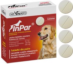 Fiprex Inpar Tabletki Odrobaczające Odrobaczanie Dla Psów Xl 30-40kg 4 Tab. FIPREXSPRAY100ML22
