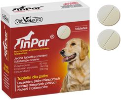 Fiprex Inpar Tabletki Odrobaczające Odrobaczanie Dla Psów M 10-20kg 2 Tab. FIPREXSPRAY100ML24