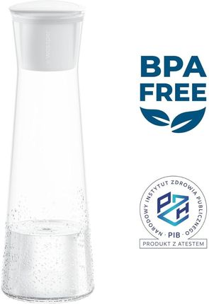 Szklana karafka filtrująca Wessper K1 BOROSILICATE Actitex z filtrem - zdjęcie 4
