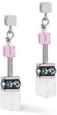 Zdjęcie Coeur De Lion Kolczyki GeoCUBE® Iconic Precious różowo-liliowe 4905/21-1927  - Skwierzyna