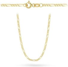Zdjęcie Magar Gold Łańcuszek złoty pr. 585 - splot figaro 50 cm (Gramatura: 1.77)  - Dobiegniew