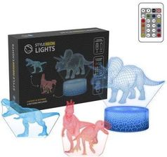Zdjęcie Manta Lampka Led Style Neon Lights Dinozaury (Snl117Rgb) - Lublin