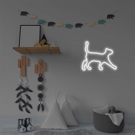 Neon LED MANTA Style Lights Kot SNL70WH Biały - zdjęcie 5