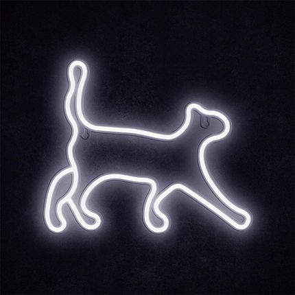 Neon LED MANTA Style Lights Kot SNL70WH Biały - zdjęcie 4