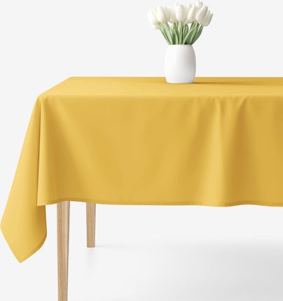 Goldea Obrus Z Płótna Bawełnianego Miodowy Żółty 100x100cm