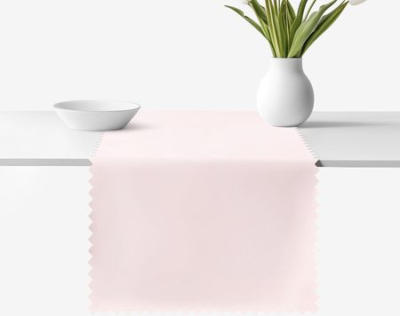 Goldea Bieżnik Na Stół Plamoodporny Różowa 35x140cm