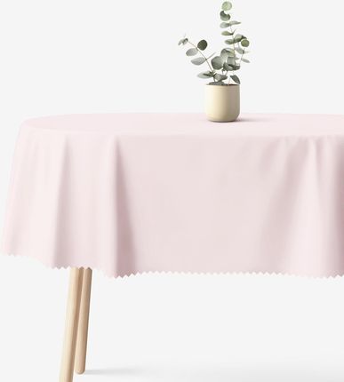 Goldea Obrus Owalny Plamoodporny Różowa 140x200cm