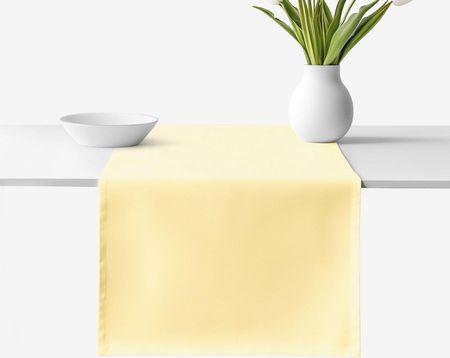 Goldea Bieżnik Na Stół Z Płótna Bawełnianego Bananowy 35x160cm