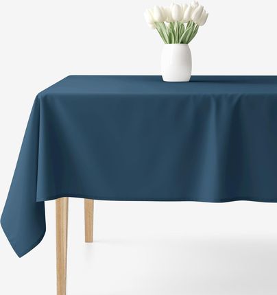 Goldea Obrus Z Płótna Bawełnianego Granatowy 140x200cm