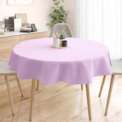 Goldea Obrus Okrągły Z Płótna Bawełnianego Liliowy 80cm - zdjęcie 2