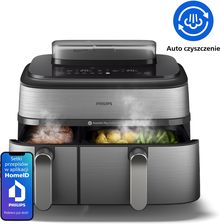 Air fryer dwukomorowy Philips 5000 Series Ovi Dual Basket NA555/00