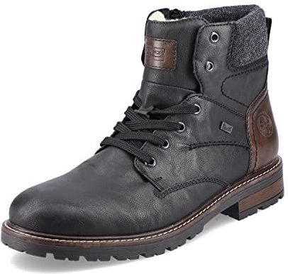Rieker Męskie buty klasyczne 32031, Black Toffee Granit 32031 01, 42 EU