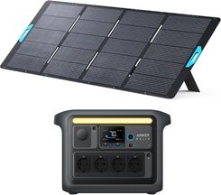 Zdjęcie Anker Zestaw Przenośnej Stacji Zasilania Z Panelem Słonecznym 400 W Solix C1000X - Kargowa