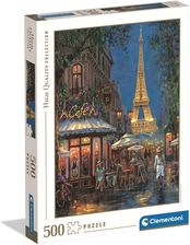 Zdjęcie Clementoni Puzzle 500El. Hq Night At The Eiffel Cafe 35571 - Siedliszcze