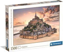 Zdjęcie Clementoni Puzzle 1500El. Hq The Mount Saint Michel Rising 31727 - Libiąż