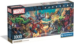 Zdjęcie Clementoni Puzzle 1000El. Panorama Compact Marvel Heroes Vs. Villains 37056 - Piastów