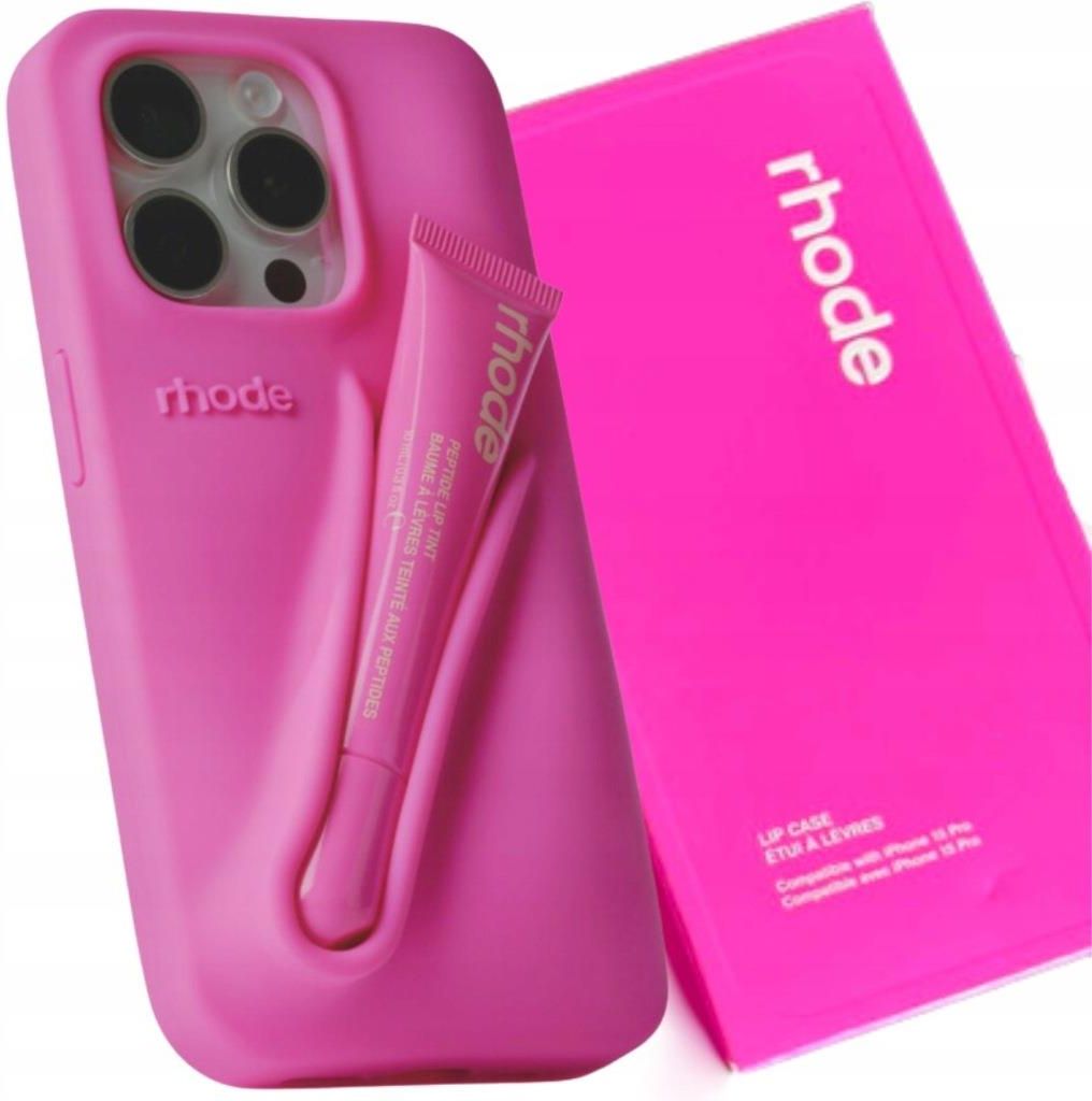 Rhode Lip Case Różowe Etui Do Apple Iphone 13-15Pro - Etui