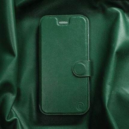 Mobiwear Etui Do Motorola Moto G05 Green Leather  - zdjęcie 2