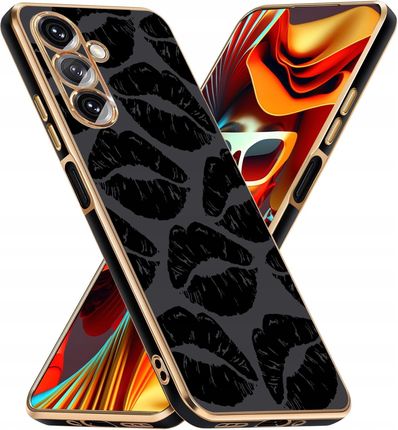 Itel Etui Do Samsung Galaxy A54 5G Glamour Silikon Ochrona Aparatu Usta Szkło  - zdjęcie 4