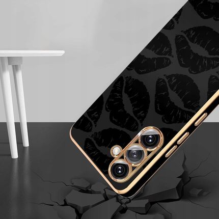 Itel Etui Do Samsung Galaxy A54 5G Glamour Silikon Ochrona Aparatu Usta Szkło  - zdjęcie 2