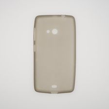 Etui Microsoft Lumia 535 Dopasowane Czarne Półprzezroczyste