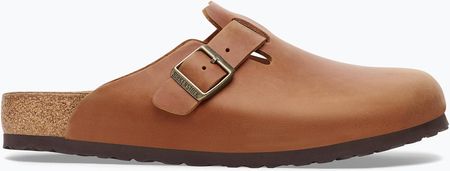 Klapki BIRKENSTOCK Boston LEOI Regular cognac Wiosna 2025