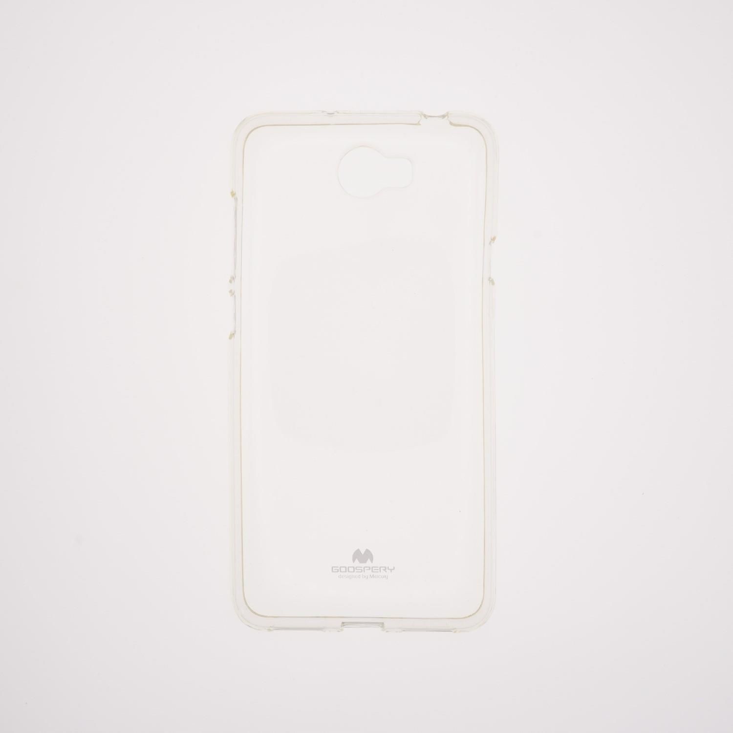 Cover Per Huawei Y5 II Trasparente Silicone TPU – Morbida E Antiurto Con Stampa Dipinto A Olio (Bovini, Fiori, Uccelli)