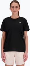 Zdjęcie New Balance Koszulka Do Biegania Damska Essentials Ss Black - Ząbki