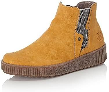 Rieker Damskie kapcie Y6461, damskie, miodowy len 68, 39 EU