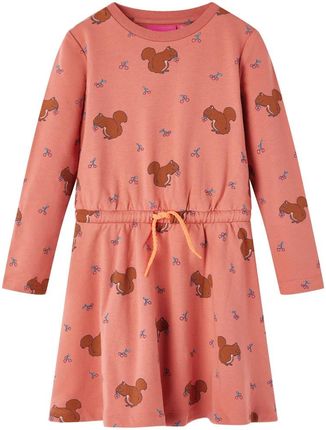 Sukienka dziecięca , stary róż, 104