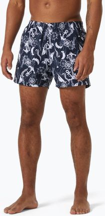 Szorty kąpielowe męskie Helly Hansen Newport Trunk navy nautical aop Wiosna 2025