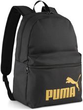 Zdjęcie Puma Plecak 09116403 Phase Backpack Black-Gold-No. Czarny - Dobczyce