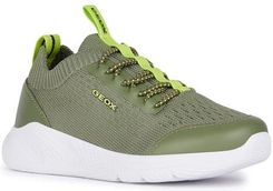 Zdjęcie Geox J Sprintye Boy A sneakersy chłopięce, Military Lime, 24 EU - Trzebinia
