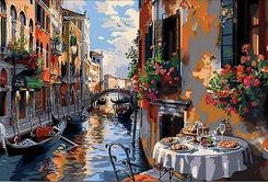 Zdjęcie Norimpex Diamentowa Mozaika Wenecja Śniadanie - Żyrardów