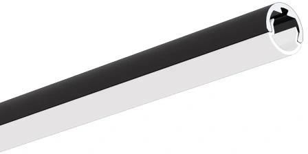 Kluś Profil aluminiowy LED PIKO-O czarny anodowany z kloszem ( A01167A07 )