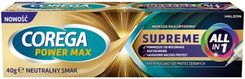Zdjęcie Corega Power Max Supreme All-in-1, krem mocujący do protez zębowych, 40 g - Jedwabne